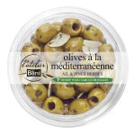 Olives vertes manzanilla  la mditerranenne l'atelier blini - le pot de 150g