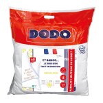 Oreiller blanc moelleux je dors bien tout en douceur 60x60cm dodo - le lot de 2 oreillers