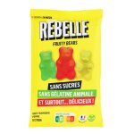 Oursons fruity bears sans sucre et vegan rebelle - 50g