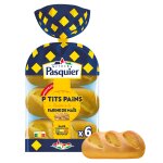 P'tits pains  la farine de mas brioche pasquier - le paquet de 6 pains - 270g