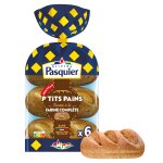 P'tits pains  la farine complte brioche pasquier - le paquet de 6 pains - 270g