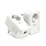 Pack de 2 adaptateurs cpl 1000 mbps avec 1 port gigabit ethernet - tl - pa7017 kit - blanc tp - link ...
