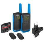 Pack de 2 talkies walkies - b6p00811ldrmaw - noir / bleu motorola - le pack
