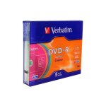 Pack de 5 dvd - r 4, 7 go 16x verbatim