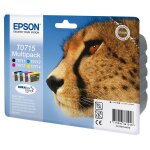 Pack de cartouches d'encre d'origine noir + 3 couleurs guepard epson - le pack