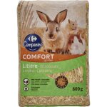 Litire paille pour rongeurs 100% compostable haute absorption compfort carrefour companino - le sac ...