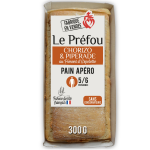 Pain apéritif préfou chorizo piperade les aperos de paso - la pièce de 300g Pain apéritif préfou chorizo piperade les aperos de paso - la pièce de 300g