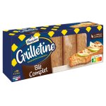 Pains au bl complet grilletines pasquier - la boite de 242g