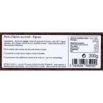 Pain d'pices au miel / figues les ruchers de bourgogne - le paquet de 300 g