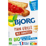 Pain grill bio bl complet bjorg - la boite de 250g