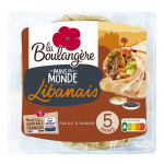 Pains libanais la boulangere - le sachet de 5 - 250 g