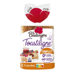 Pain de mie complet sans sucres ajoutés la boulangere - le sachet de 500g Pain de mie complet sans sucres ajoutés la boulangere - le sachet de 500g
