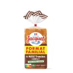 Pain de mie complet sans sucres ajouts jacquet - le sachet de 825g