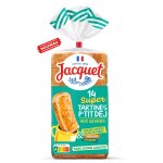 Pain de mie aux graines super tartines p'tit déj jacquet - le paquet de 410g Pain de mie aux graines super tartines p'tit déj jacquet - le paquet de 410g