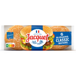 Pain sp�cial burgers classic nature jacquet - le paquet de 4 burgers