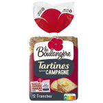 Pain tartine sp�cial campagne la boulangere - le paquet de 12 tranches - 450 g