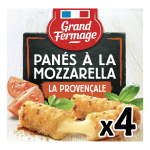 Pans  la mozzarella panure  la provenale grand fermage - la boite de 100g