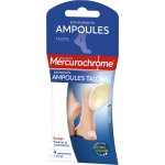Pansements ampoules talons soulage et favorise la cicatrisation mercurochrome - la bote de 4 pansements ...