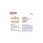 Pansement bande  dcouper 10 cmx6 cm mercurochrome - la boite de 10 bandes