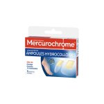 Pansements hydrocollodes ampoules mercurochrome - la boite de 6