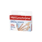 Pansements spcial doigts mercurochrome - la boite de 12 pansements