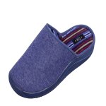 Pantoufles homme bleu marine t43 tex - la paire de chaussons Pantoufles homme bleu marine t43 tex - la paire de chaussons