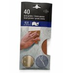 Papier abrasif silex - 92x230 mm - gros grains carrefour - le lot de 15
