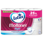 Papier toilette dcor tube jetable fsc aqua tube moltonel lotus - le paquet de 6 rouleaux