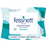 Papier toilette humide sensitive sans parfum fess'net - le paquet de 50 lingettes Papier toilette humide sensitive sans parfum fess'net - le paquet de 50 lingettes