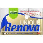 Papier toilette toucher magique renova - le lot de 6 rouleux