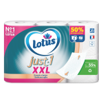 Papier toilette xxl tube jetable aqua tube lotus - les 6 rouleaux