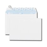 Paquet de 25 enveloppes blanches c5 162x229 80 g / m bande de protection