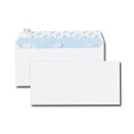 Paquet de 50 enveloppes blanches dl 110x220 80 g / m bande de protection