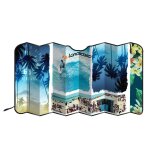 Pare - soleil aluminium taille xl 80x140 cm longboard beach longboard