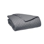 Parure de lit 140x200cm etoile gris 100% coton avec housse de couette + 1 taie d'oreiller 65x65cm tex ... Parure de lit 140x200cm etoile gris 100% coton avec housse de couette + 1 taie d'oreiller 65x65cm tex ...