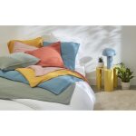 Parure de lit 200x200 cm kaki clair 100% gaze de coton housse de couette + 2 taies d'oreiller 65x65 cm ... Parure de lit 200x200 cm kaki clair 100% gaze de coton housse de couette + 2 taies d'oreiller 65x65 cm ...