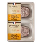 Pt de campagne traditionnel prunier - le lot de 2 barquettes de 50g