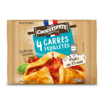 Pte feuillete 4 carrs croustipate - la bote de 240g