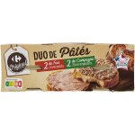 Pt de foie et de campagne carrefour - les 4 boites de 80 g