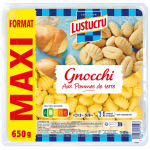 Pâtes fraîches gnocchi maxi lustucru - la barquette de 650g Pâtes fraîches gnocchi maxi lustucru - la barquette de 650g