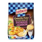 Ptes fraiches gnocchi  poler extra jambon fromage lustucru - le paquet de 300g