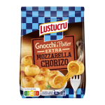 Pâtes fraiches gnocchi À poêler extra mozzarella chorizo lustucru - le paquet de 280g Pâtes fraiches gnocchi À poêler extra mozzarella chorizo lustucru - le paquet de 280g