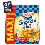 Ptes fraches gnocchi  poler lustucru - le paquet de 520g