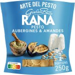 Ptes fraches ravioli pesto aubergines et amandes rana - le paquet de 250g