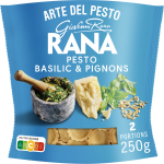 Ptes fraches ravioli pesto basilic et pignons rana - le paquet de 250g