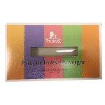 Ptes de fruits d'auvergne, framboise, abricot, orange, prune et cassis moinet vichy sante - le paquet ...
