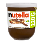 Pte  tartiner noisettes et cacao nutella - le pot de 220g
