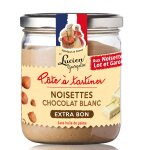 Pâte À tartiner noisettes chocolat blanc lucien georgelin - le pot de 400g Pâte À tartiner noisettes chocolat blanc lucien georgelin - le pot de 400g