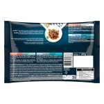 Pte pour chat adulte effils saumon colin sardine thon perle duos gourmet - les 4 sachets de 85g