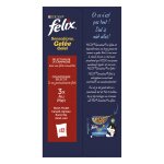 Pte pour chat adulte en gele boeuf poulet canard agneau sensations felix - les 12 sachets de 85g